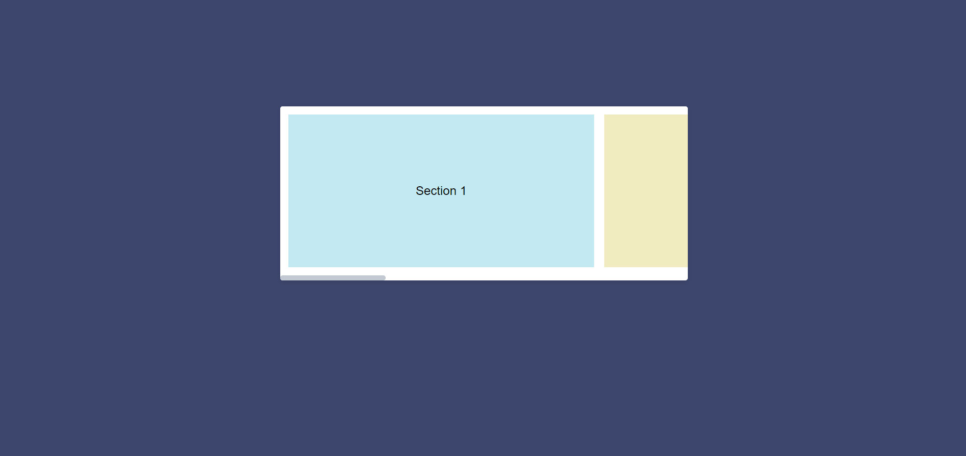 CSS Scroll Snap module