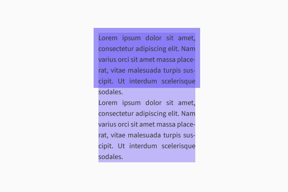Exemple débordement de boîte en CSS
