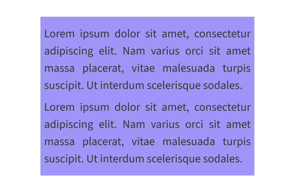 Exemple débordement de boîte en CSS avec padding hack