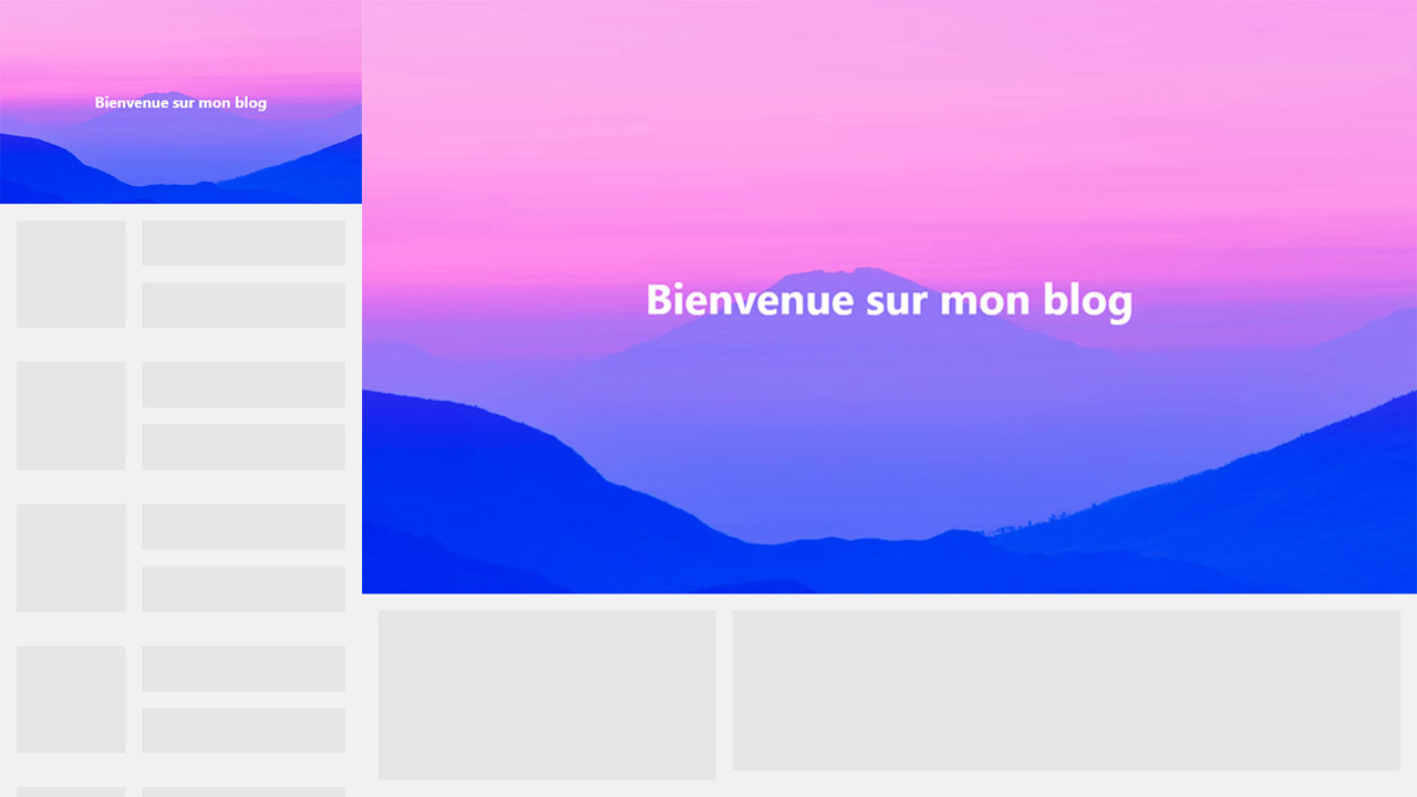exemple header responsive CSS aspect ratio