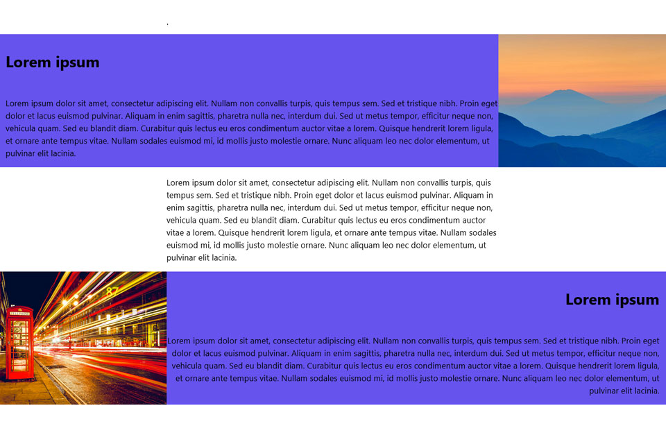 Contenu pleine largeur subgrid CSS